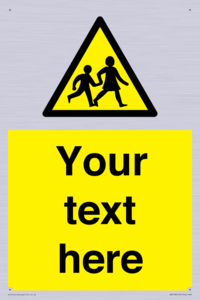 Custom Warning children Sign